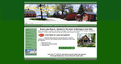 Desktop Screenshot of evanslakeresort.com